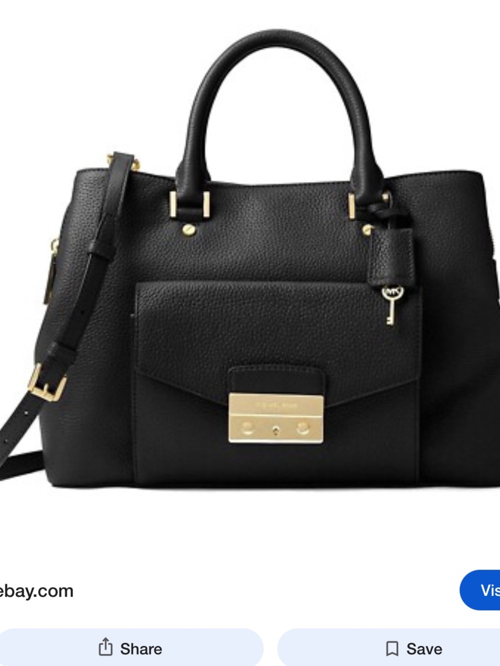 Brand new with Tags MICHAEL MICHAEL KORS Haley Large Leather Satchel